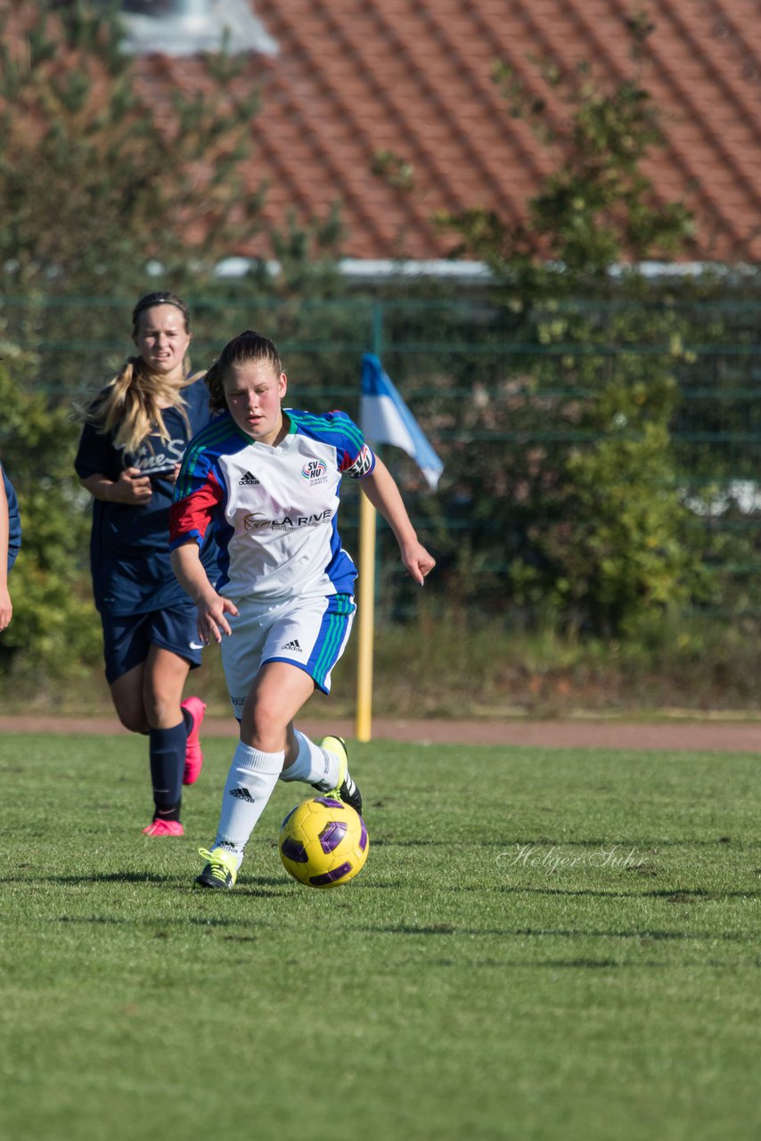 Bild 334 - B-Juniorinnen Krummesser SV - SV Henstedt Ulzburg : Ergebnis: 0:3